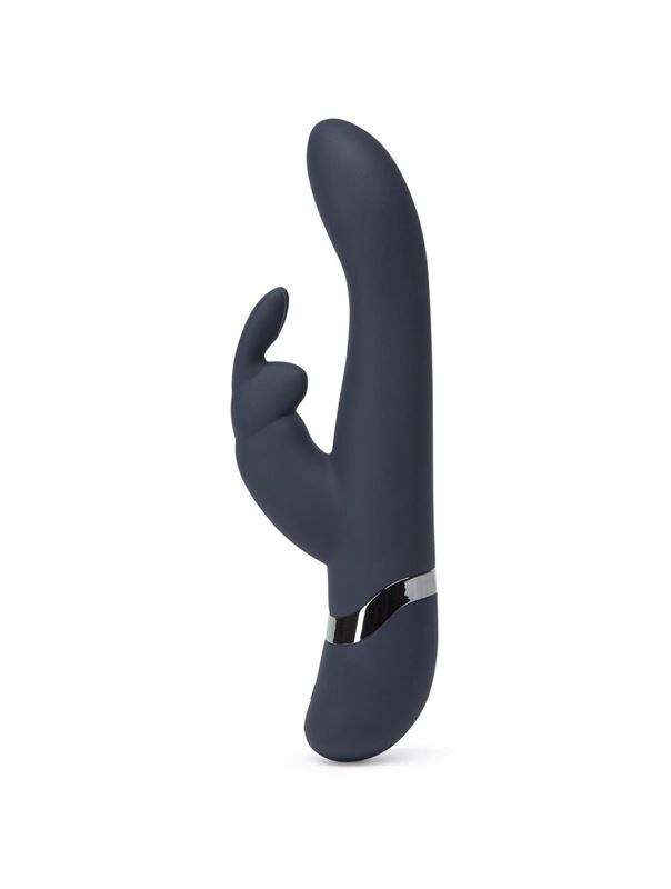 Тёмно-синий вибратор DARKER OH MY RABBIT VIBRATOR - 25,4 см.