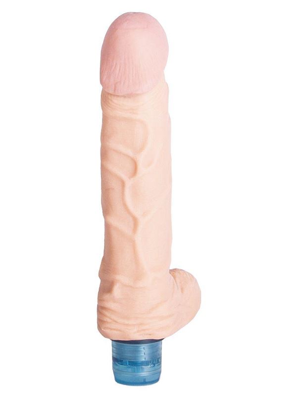Телесный вибратор Vibro Realistic Cock Dildo (18 см)