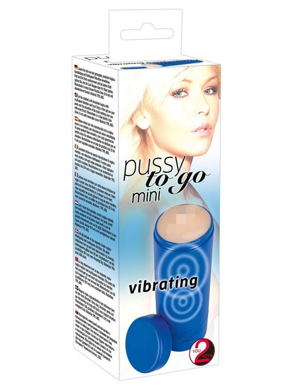 Вибромастурбатор-вагина Pussy to go mini vibrating 