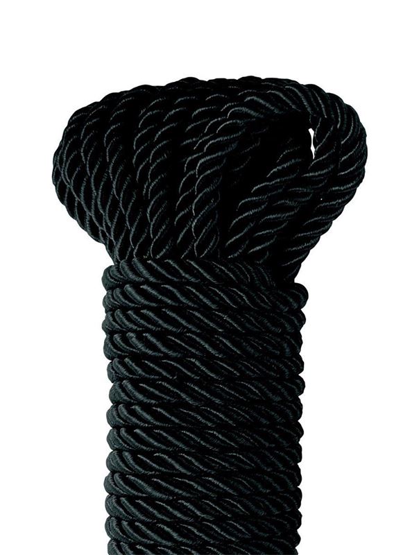 Черная веревка для фиксации Deluxe Silky Rope (9,75 м)