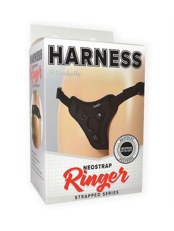 Чёрные трусики HARNESS Ringer (размер XS-M)