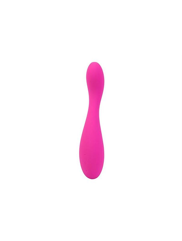 Розовый вибратор UltraZone Emma 6X Silicone Vibrator - 20 см.