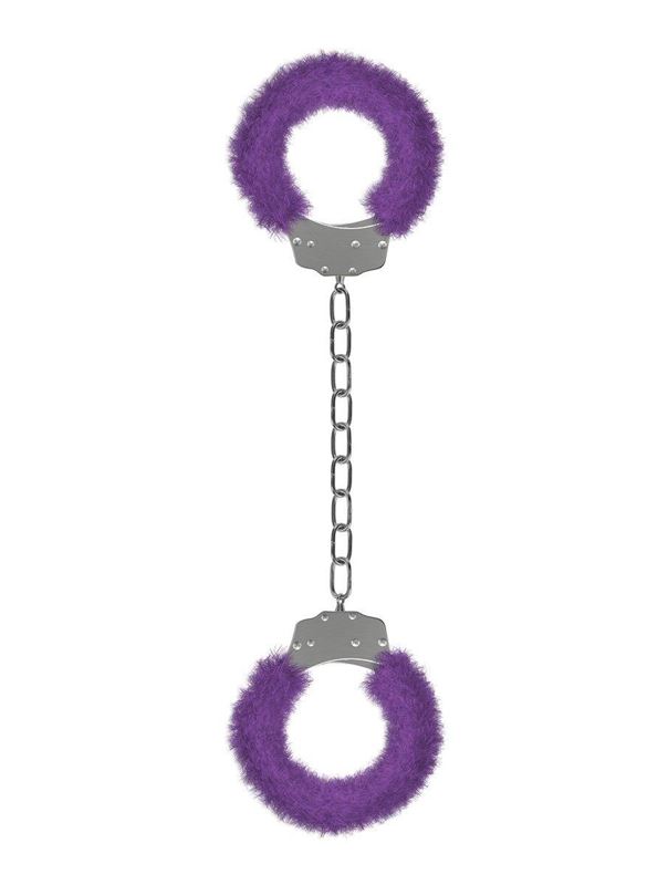 Фиолетовые кандалы Beginner s Legcuffs Furry Purple