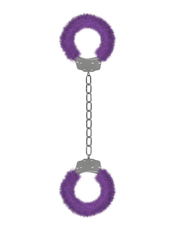 Фиолетовые кандалы Beginner s Legcuffs Furry Purple