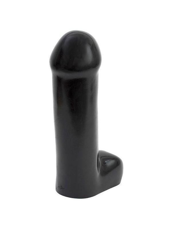 Большой черный фаллоимитатор Giant Cock With Balls (28 см)