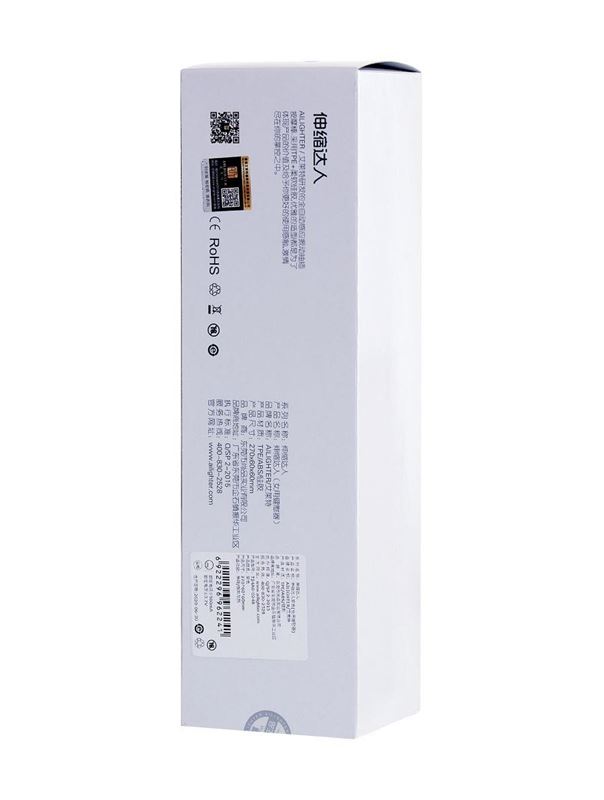 Розовый нереалистичный вибратор Ailighter Smart Telescopic Lover (27,1 см)