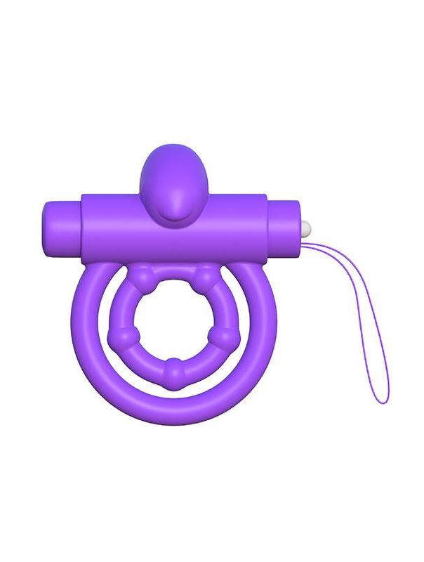 Эрекционное кольцо на пенис и мошонку с вибрацией Remote Control Rabbit Ring