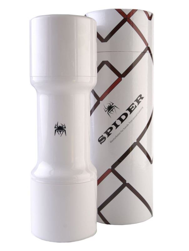 Белый мастурбатор-вагина Spider Realism hands free
