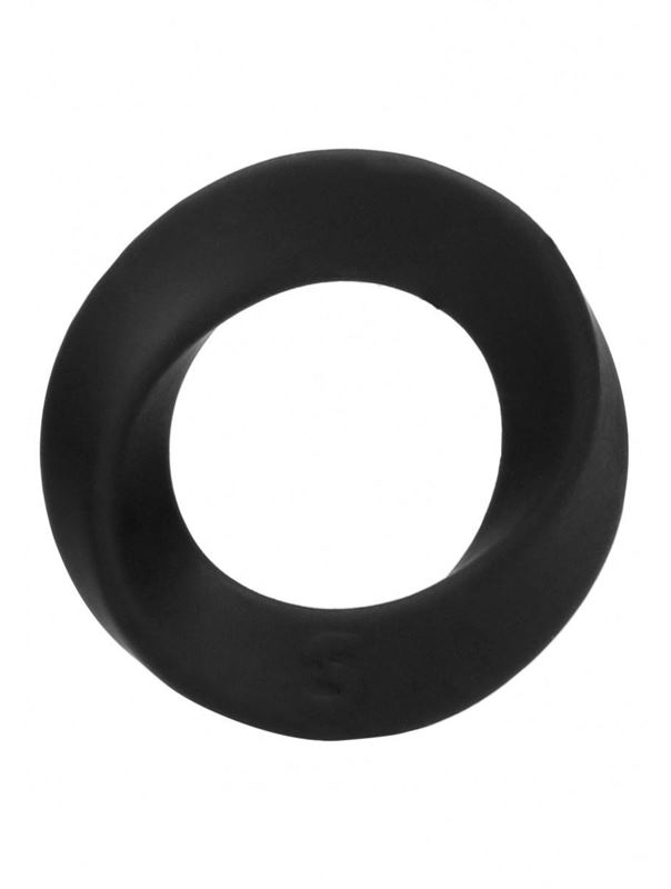 Черное эрекционное кольцо N84 Cock Ring Medium