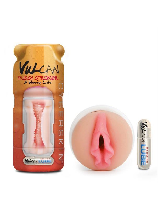 Мастурбатор-вагина Vulcan Pussy Stroker with Warming Lube