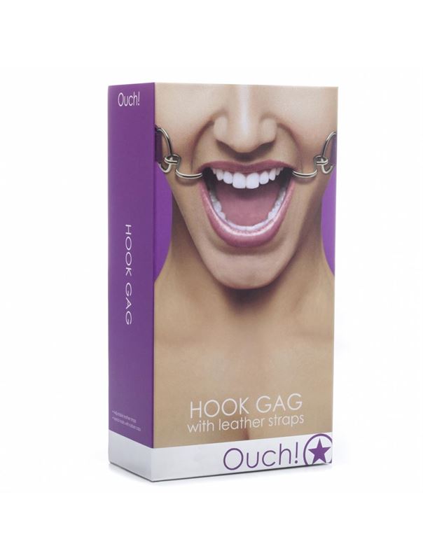 Фиолетовый расширяющий кляп Hook Gag