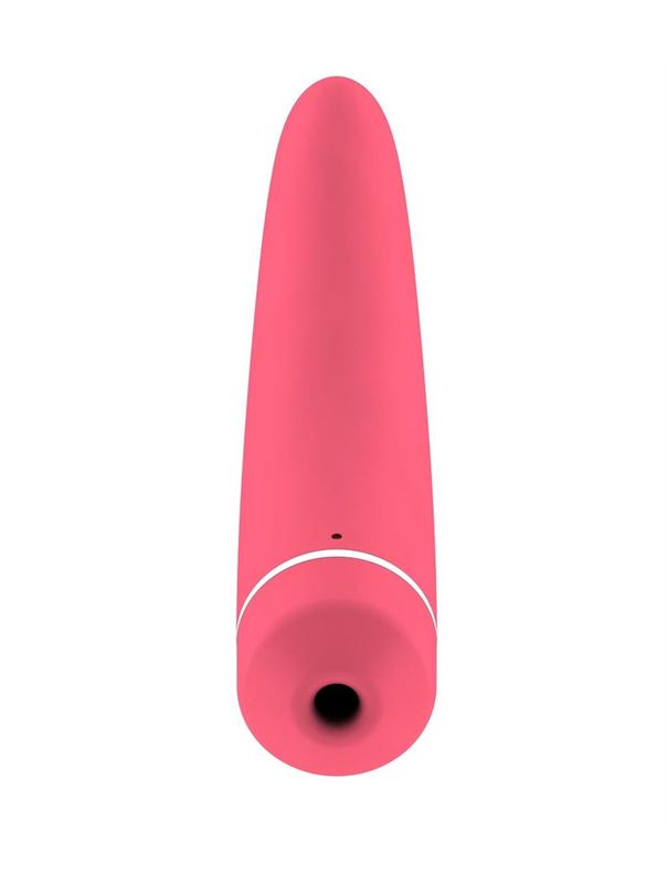 Розовый вакуумный клиторальный вибромассажер Personal vibrator HIKY