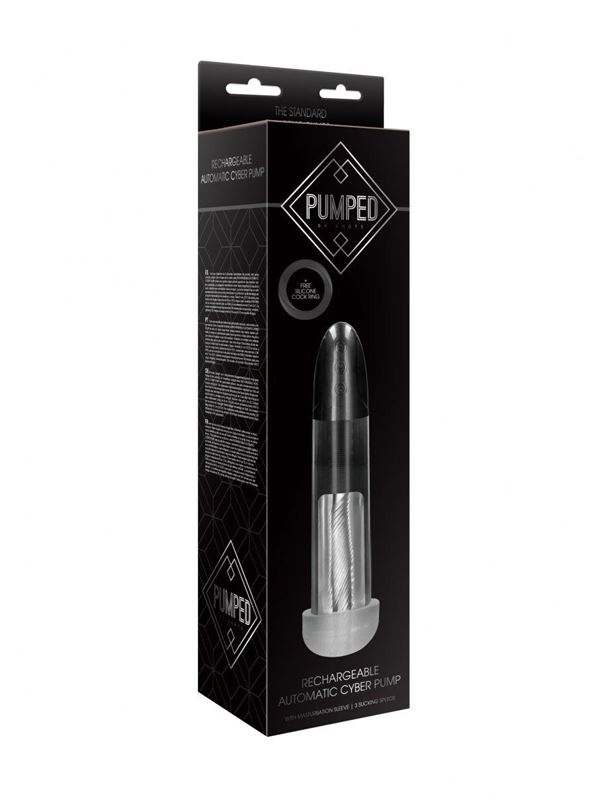 Автоматическая вакуумная помпа Rechargeable Automatic Cyber Pump with Sleeve