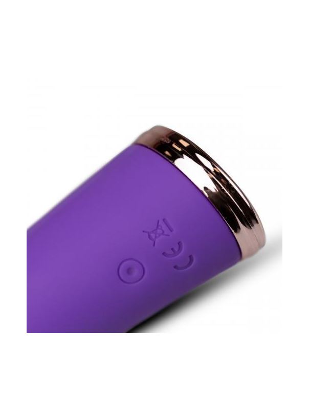 Фиолетовый вибратор кролик The Queen Thrusting Vibrator (29 см)