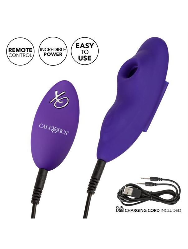 Фиолетовый стимулятор в трусики Remote Suction Panty Teaser