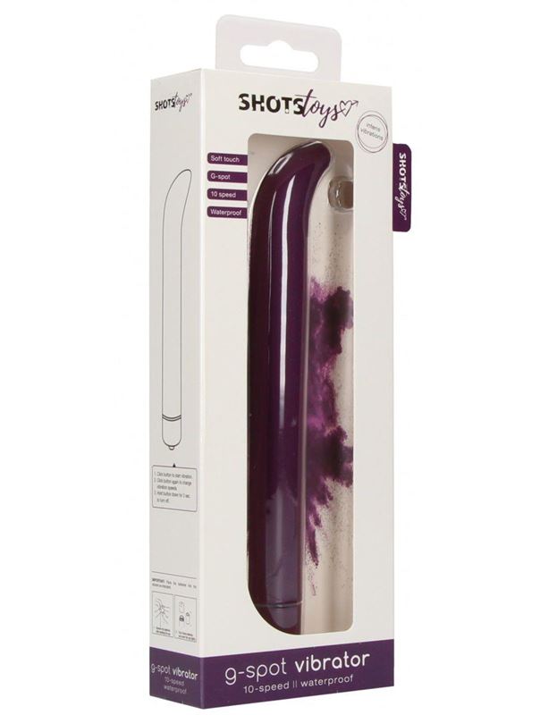 Фиолетовый компактный вибратор G-Spot Vibrator (16 см)