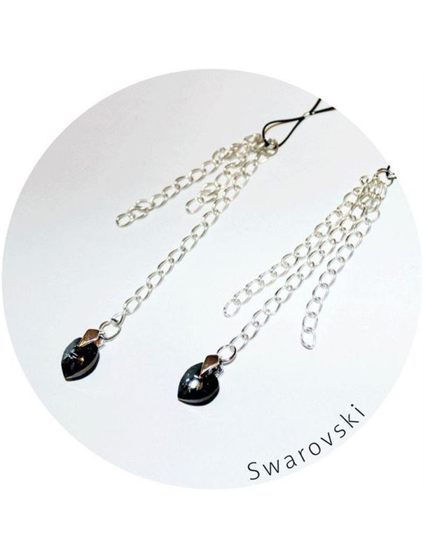 Украшение для груди с кристаллами Swarovski