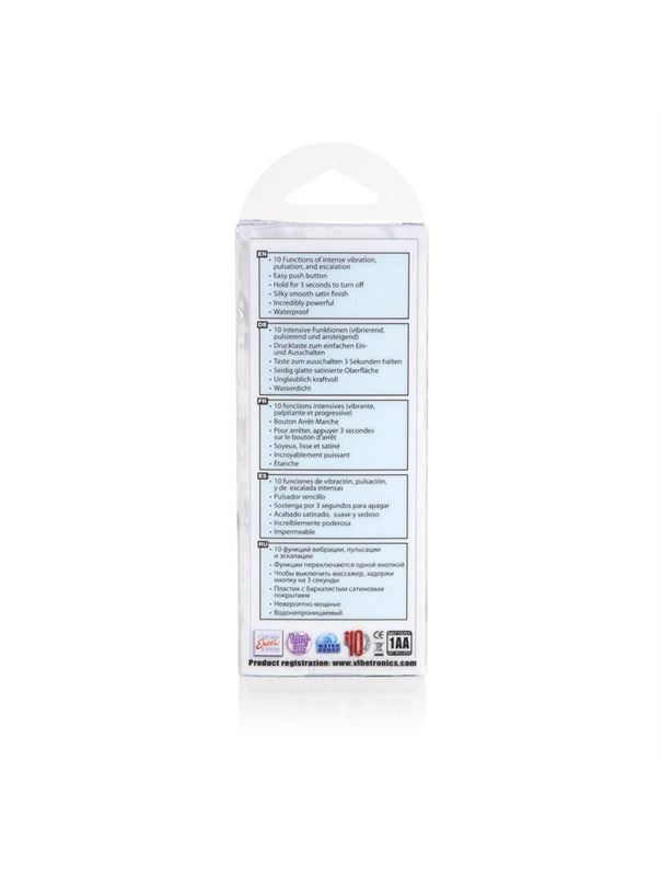 Розовый вибромассажер 10-Function Charisma Sassy - 19,75 см.