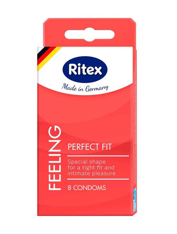 Презервативы анатомической формы с накопителем RITEX PERFECT FIT (8 шт)