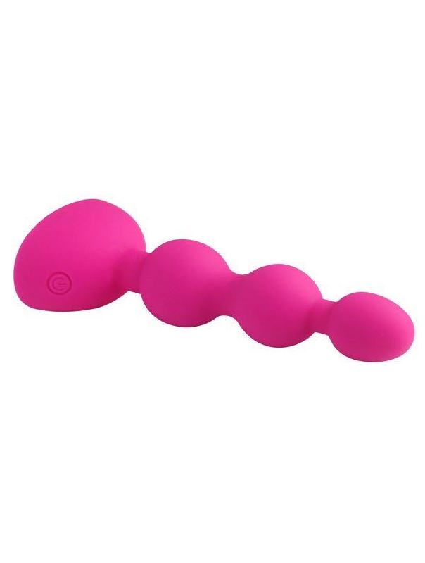 Розовый анальный вибратор Anal Beads - S (14,5 см)