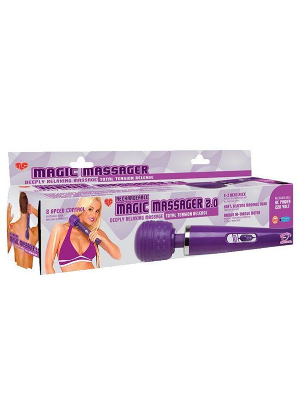 Перезаряжаемый массажер TLC Rechargeable Magic Massager 2.0