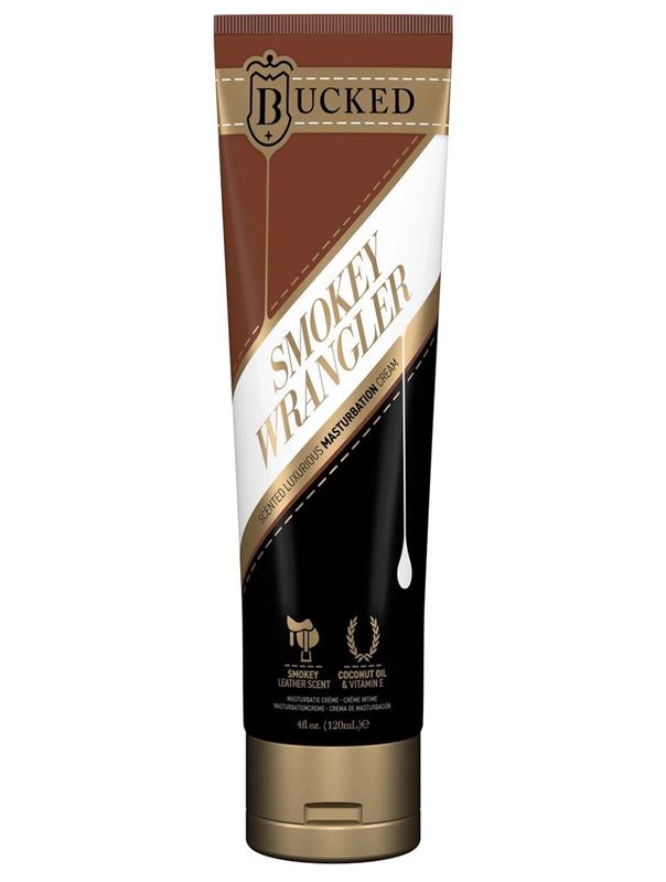 Крем для мастурбации Bucked Smokey Wrangler с ароматом сыромятной кожи (120 мл)