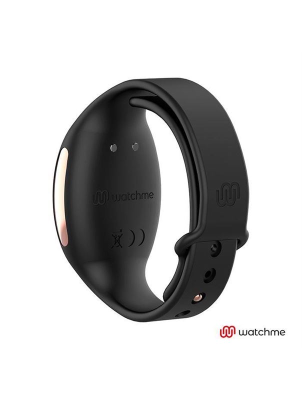 Черно-золотой вибратор-кролик с пультом-часами Anne's Desire Rabbit Vibe Wireless Watchme (20,5 см)