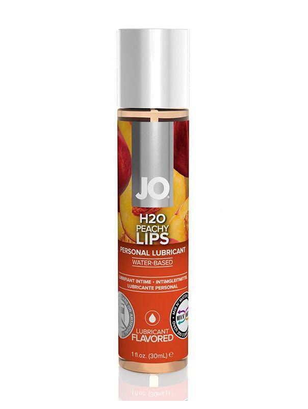 Лубрикант с ароматом персика JO Flavored Peachy Lips (30 мл)