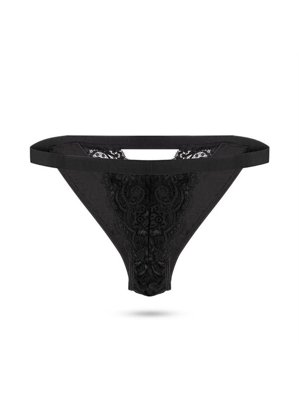 Кружевные трусики-танга с вибратором Remote Control Vibrating Tanga
