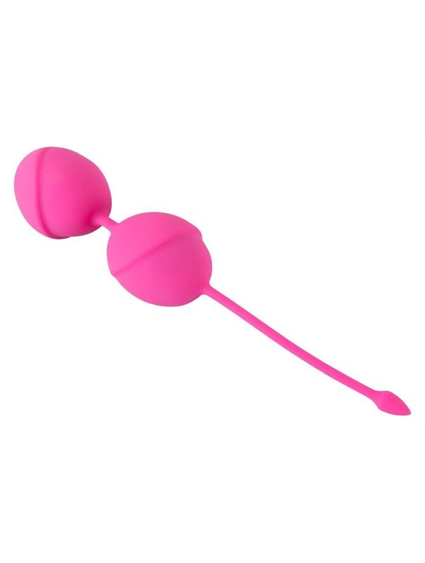 Розовые вагинальные шарики Silicone Love Balls