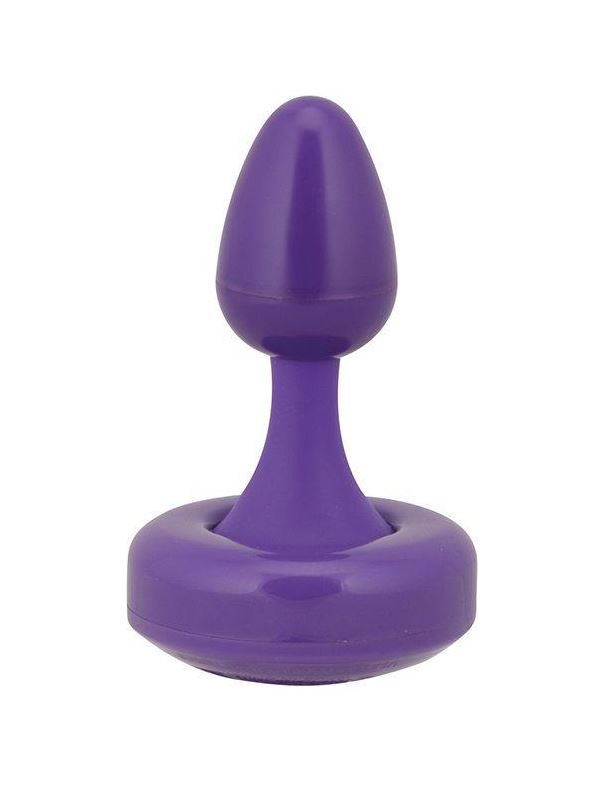 Вибромассажер для анальной стимуляции FLEXI HEAD 10 FUNCTION BUTT PLUG - 8,9 см.