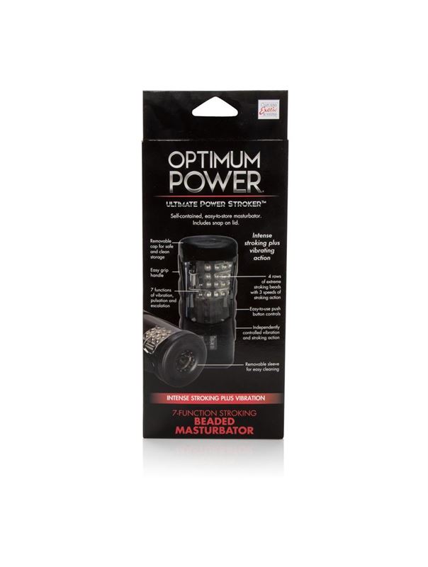 Мастурбатор с вибрацией Optimum Power - Ultimate Power Stroker (21,5 см)