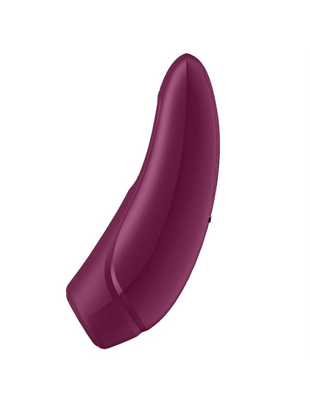 Бордовый вакуум-волновой стимулятор Satisfyer Curvy 1+