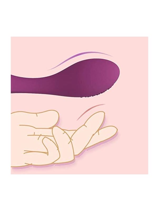 Фиолетовый вибратор G-Spot Evelyn (15,1 см)