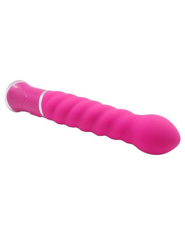 Розовый спиралевидный вибратор ECSTASY Charismatic Vibe (20,7 см)
