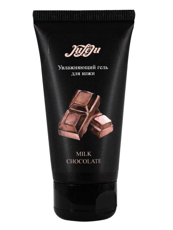 Съедобный гель-лубрикант на водной основе JuLeJu Milk Chocolate с ароматом шоколада (50 мл)