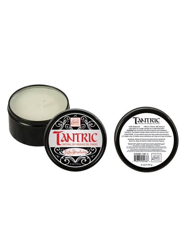 Массажная свеча Tantric Soy Candle - Tasty Strawberry