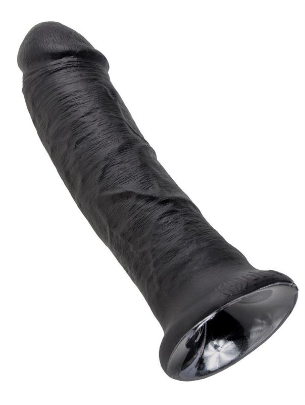 Чёрный фаллоимитатор 8" King Cock (20,3 см)