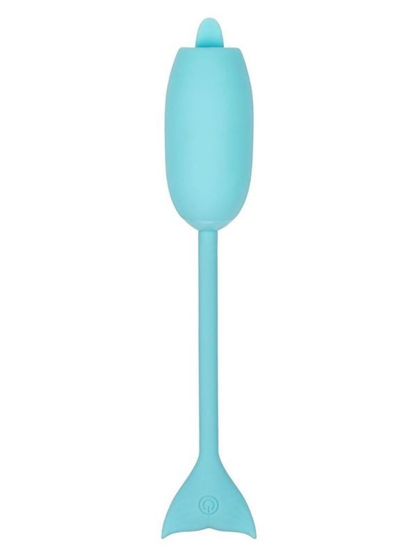 Голубой вибромассажер-яйцо Rechargeable Kegel Teaser