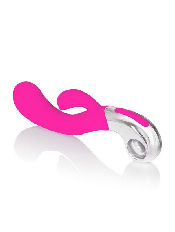 Розовый вибромассажер Embrace Felicity Wand - 21 см.