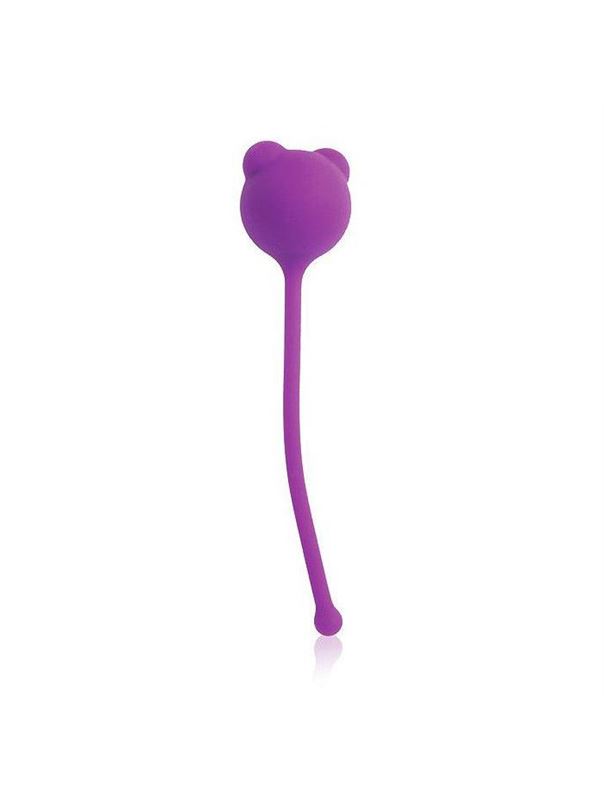 Фиолетовый вагинальный шарик Cosmo с ушками