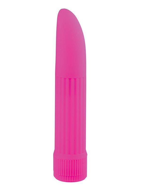 Фиолетовый классический вибромассажёр BASICX MULTISPEED VIBRATOR PURPLE 5INCH - 13 см.