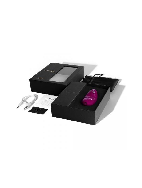 Лиловый клиторальный вибромассажёр Nea 2 Deep Rose