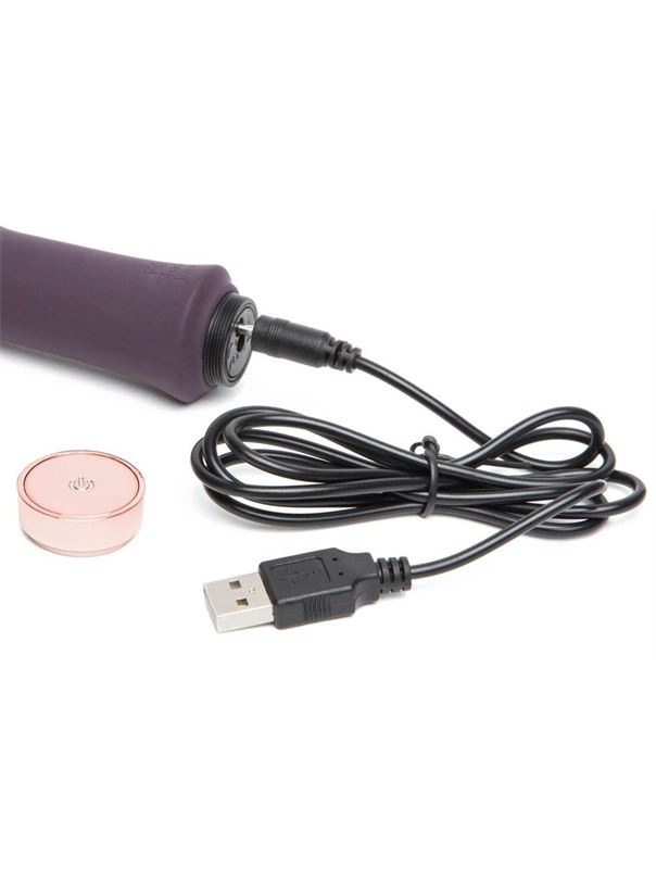 Фиолетовый вибратор Lavish Attention Rechargeable Clitoral G-Spot Vibrator (18,4 см)