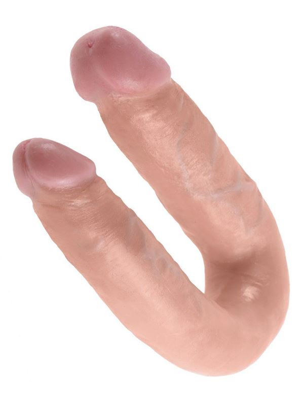 Двусторонний фаллоимитатор U-Shaped Medium Double Trouble (34,6 см)