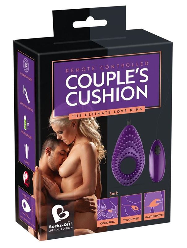 Фиолетовое виброкольцо Couples Cushion