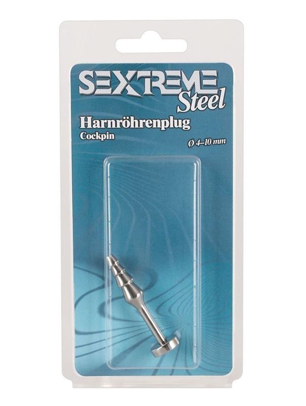 Уретральный плаг-елочка Sextreme Steel - Cockpin