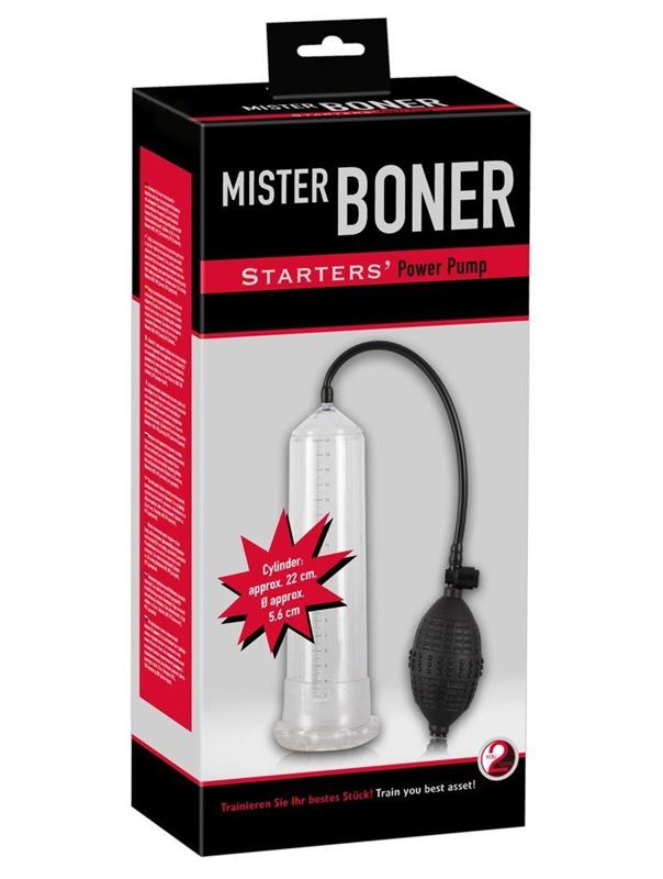 Вакуумная помпа для пениса Mister Boner Starter (21,5 см)