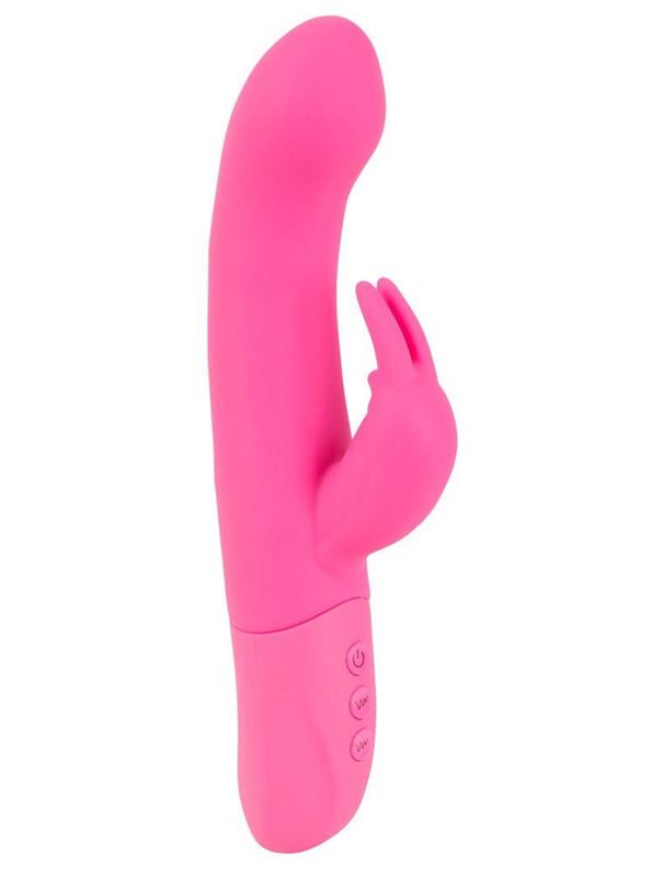 Розовый вибратор кролик Rechargeable G-Spot Vibe (23,5 см)