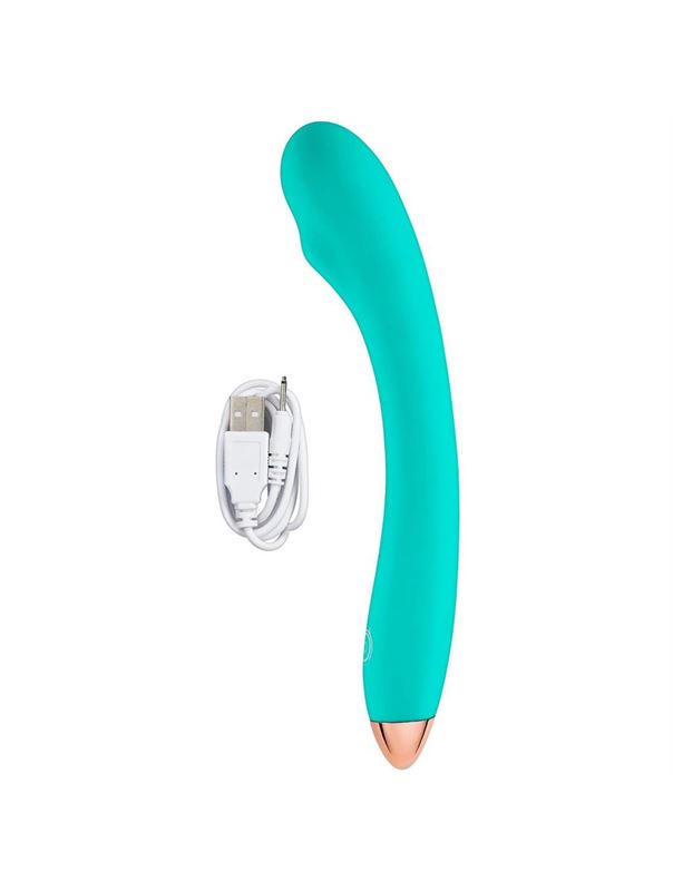 Зеленый гибкий вибратор Cloud 9 G-Spot Slim Flexible Vibrator (16 см)